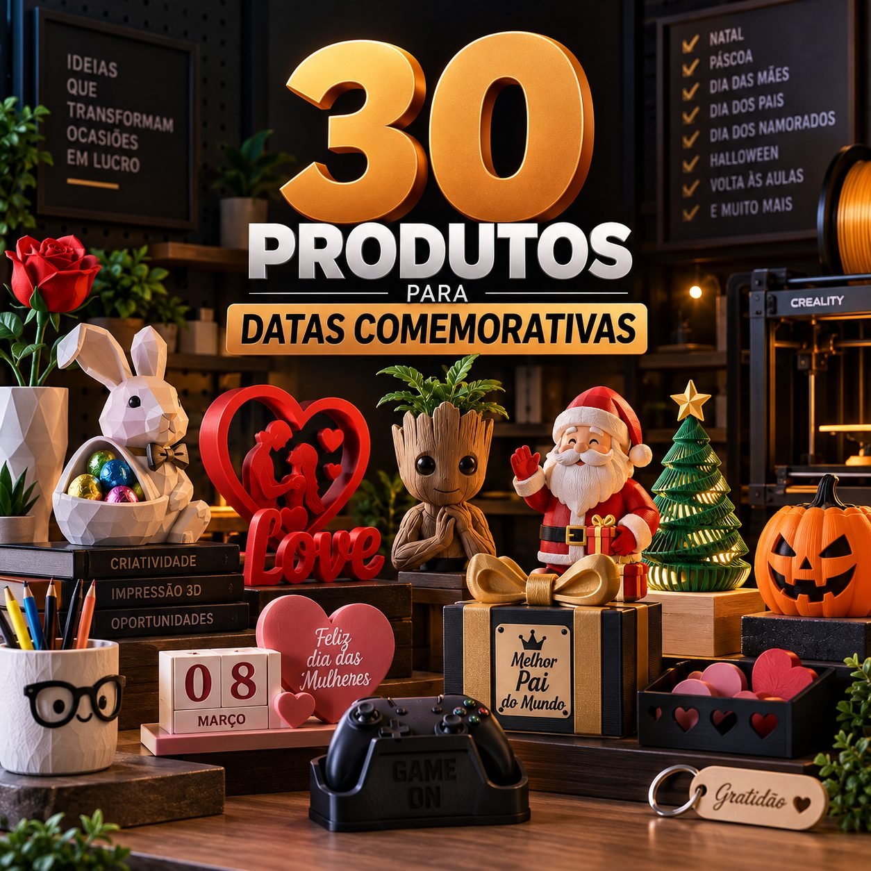 30 Produtos Para Datas Comemorativas